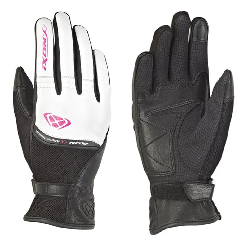 Ixon RS SHINE 2 LADY Glove Blk/Wht/Fus - Urban Leather/Textile