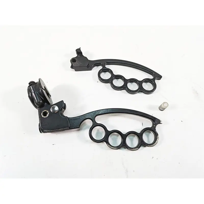 2009 Harley FXDF Dyna Fat Bob Clutch Perch & Brass Knuckle Lever Set 38608-96