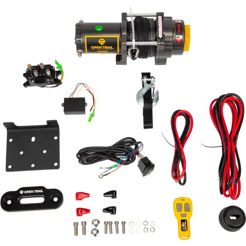 4500lb Synthetic Rope Winch