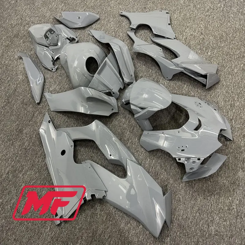 Monster Fairings Full Kit Kawasaki ZX-10R 21-25 Nardo Grey + Windshield + Gas Tank Cover