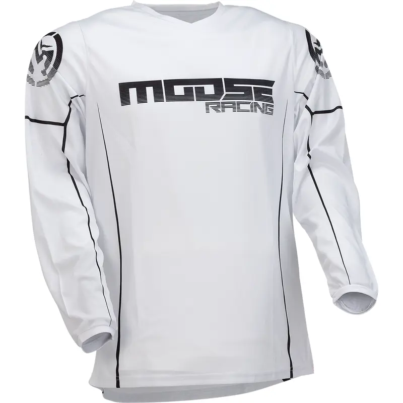 MOOSE RACING Qualifier? Jersey - Black/White - 2XL 2910-7192
