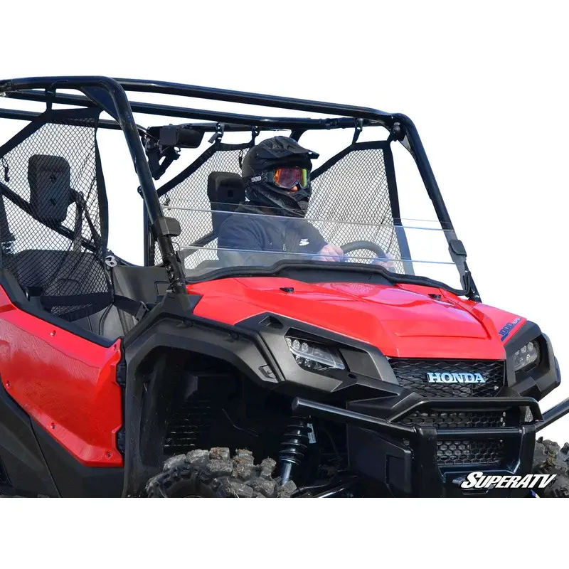 SuperATV Honda Pioneer 1000 Scratch Resistant Half Windshield