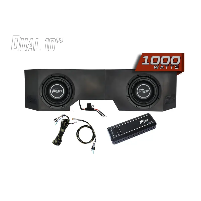 Can-Am Defender 1000W Dual 10" Subwoofer Kit | UTVS-DEF-SUB-1000-2