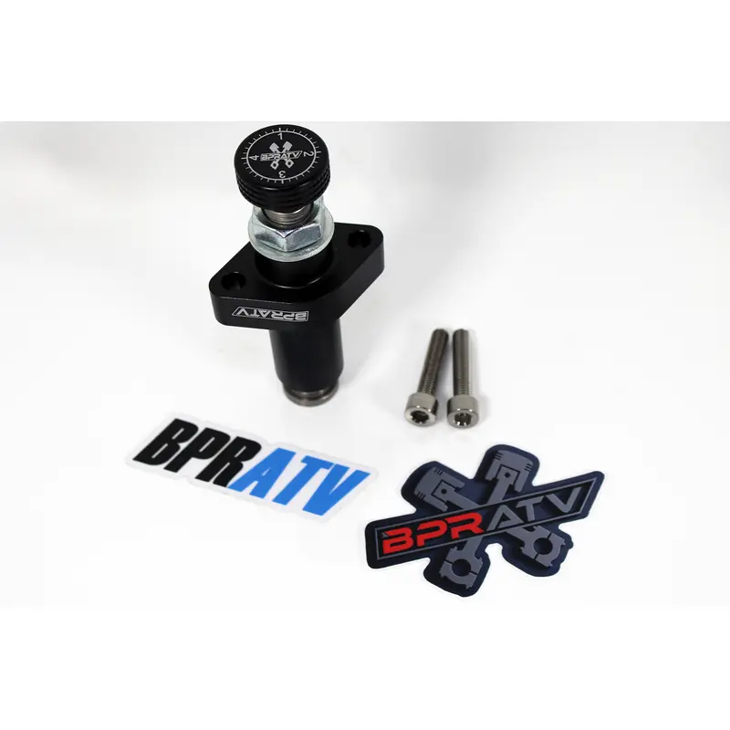 Polaris 17+ 1000cc Turbo Black Billet Manual Cam Timing Tensioner Titanium Bolts