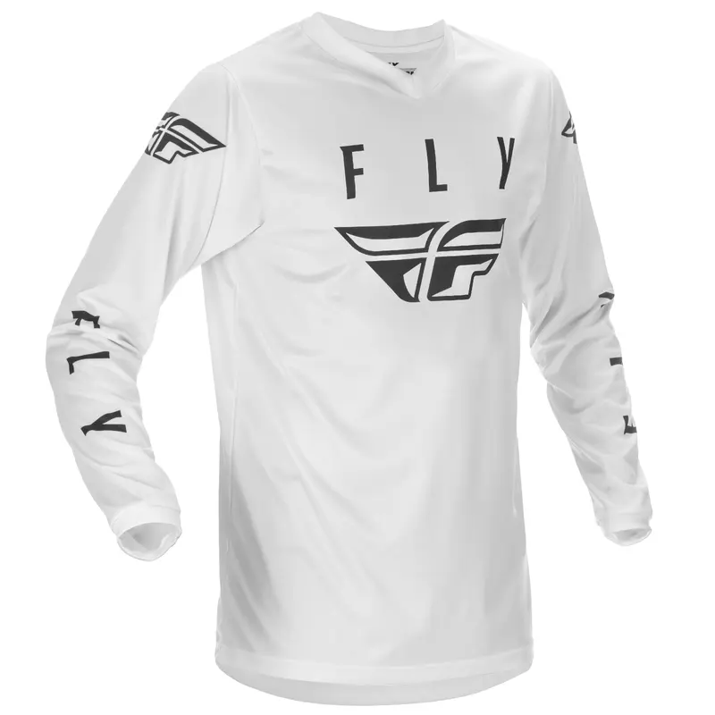 Youth Fly Universal Jersey White/Black Yx