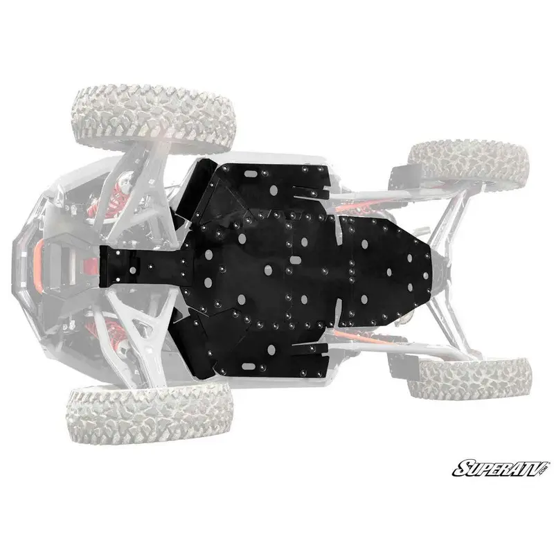 FULL SKID PLATE POLARIS RZR TURBO R 2 SEAT