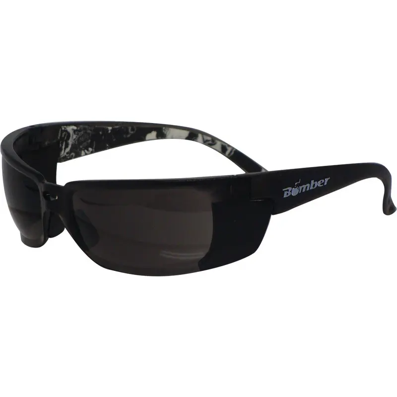 BOMBER Z-BOMB SAFETY EYEWEAR SMOKE W/SMOKE LENS ZF103