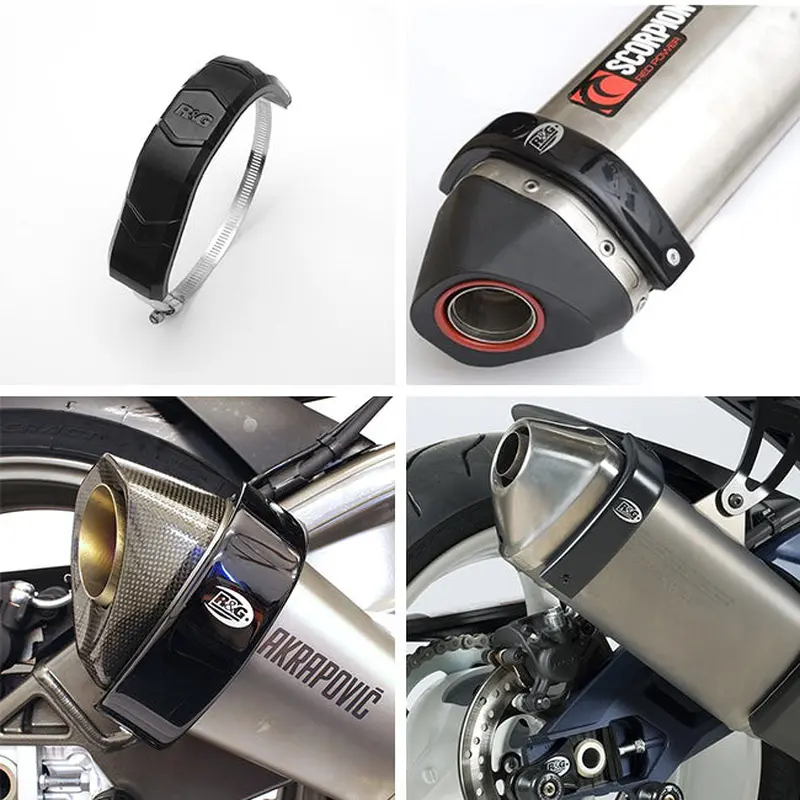Oval Supermoto Style Exhaus (EP0005BK)
