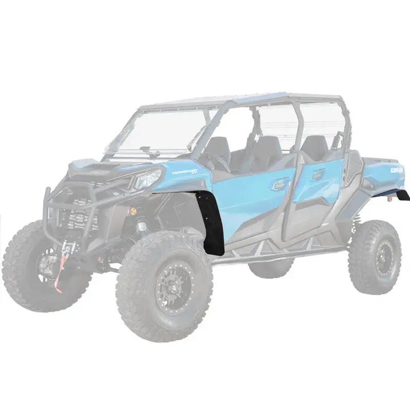 CANAM COMMANDER LOW PROFILE WHEEL ARCH FENDER FLARES MUD GUARDS, SUPER ATV FF-CA-COM