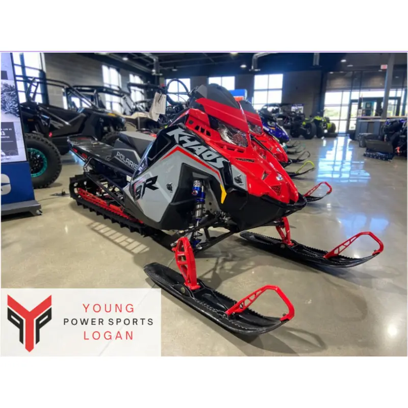 New 2025 Polaris 9R RMK KHAOS 155 Storm Gray / Indy Red