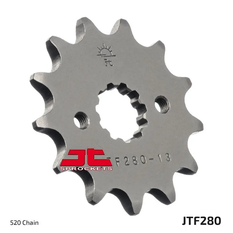 JT Sprockets Front Steel Countershaft Sprocket 13 Tooth 13T 520 Chain JTF280.13