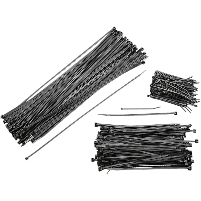 PARTS UNLIMITED 10-0008-100 Black Cable Tie - 4" - 100-Pack
