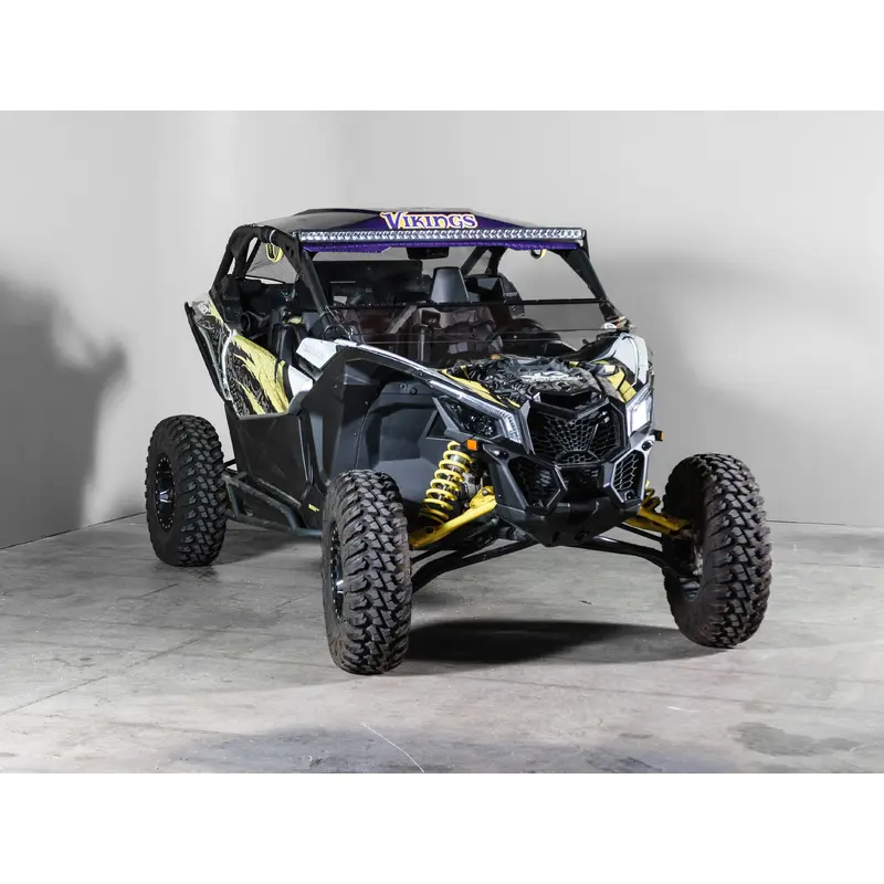 Can-am Maverick X3 No Intrusion Bar Full Tilting 3/16" Windshield