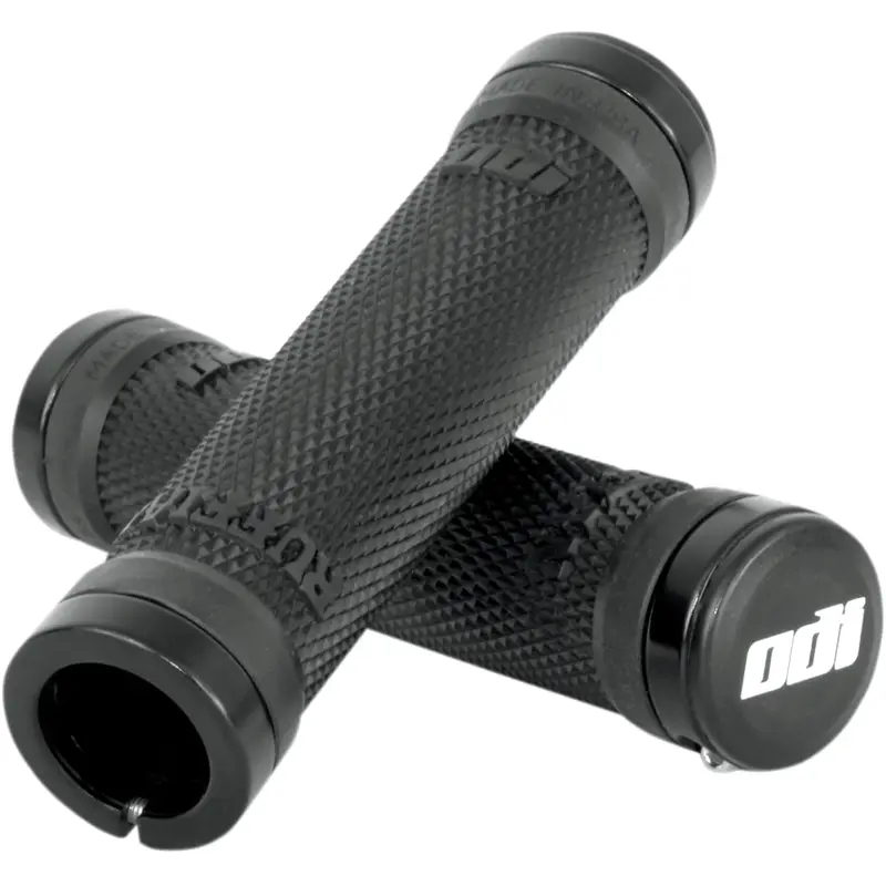 ODI Grips - Ruffian - No-Flange - Black L31RFB-S
