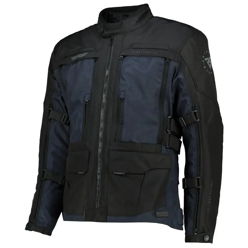 Discovery Admiral Navy Motorcycle Jacket