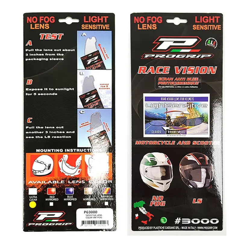 PROGRIP Light Sensitive Race Vision Len