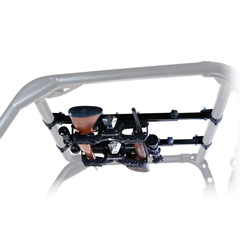 Seizmik 01+ Can Am/ Honda/ Kawasaki/ Kubota UTV OHGR 2 Gun Rack 2 in. Clamp