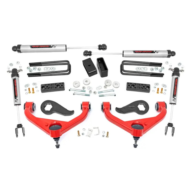 3 Inch Lift Kit | UCAs | V2 | Chevy/GMC Sierra 3500 HD/Silverado 3500 HD (20-25) | 95670RED