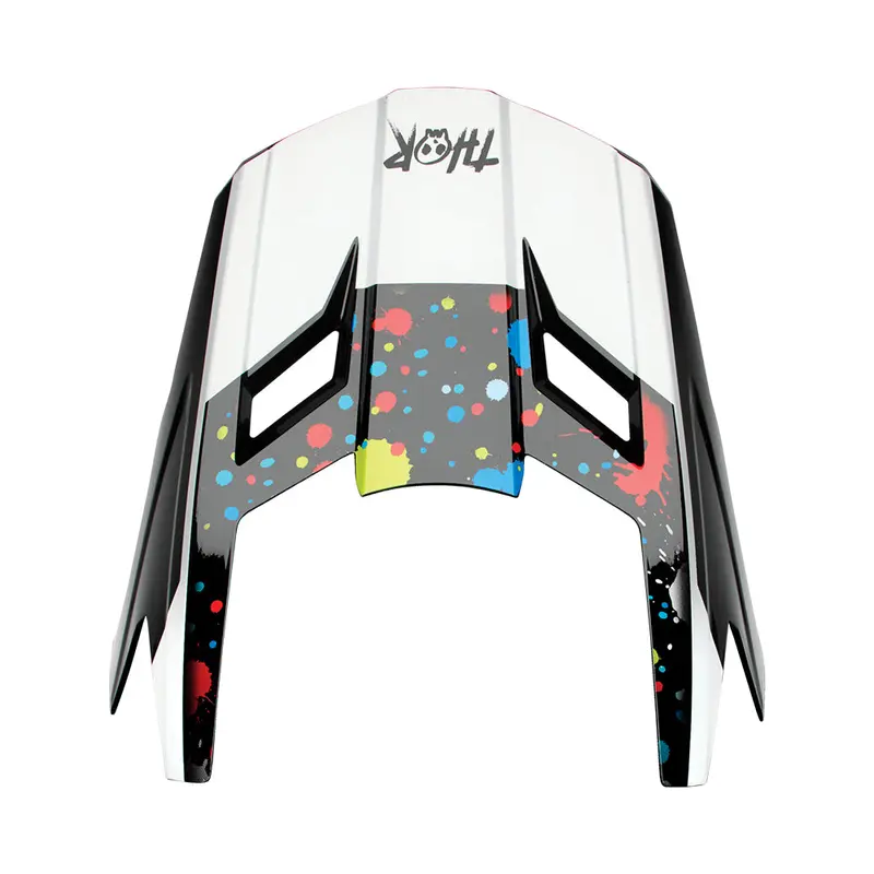 HELMET VISOR KIT S25 THOR MX FLEET SPLAT BLACK YOUTH