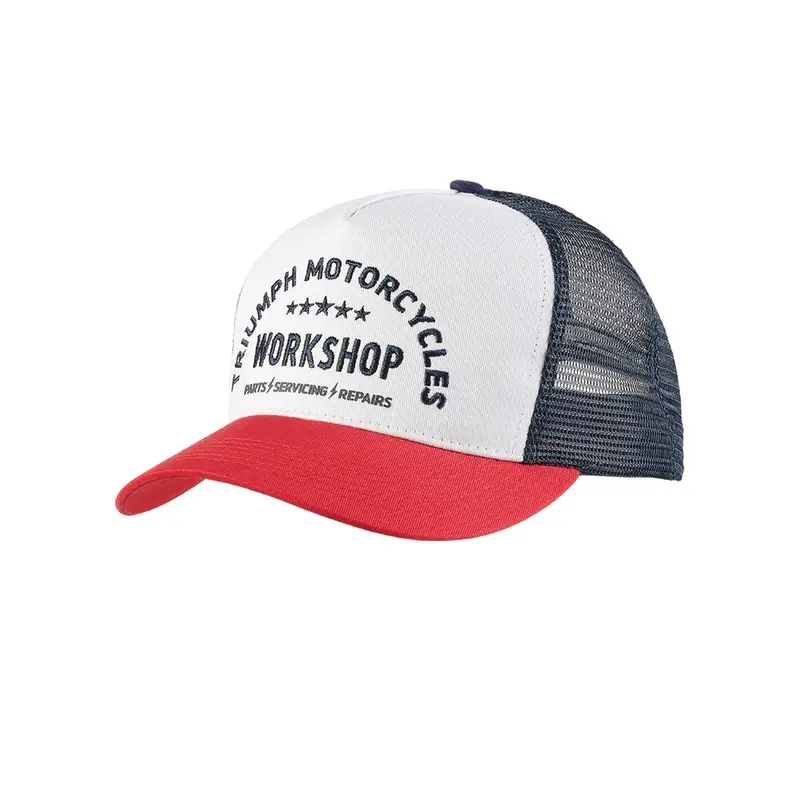 TRIUMPH WORKSHOP TRUCKER CAP RED