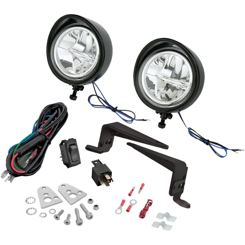 BIG BIKE PARTS 3 1/2" BLACK LED KIT VICTORY 30-110LBK