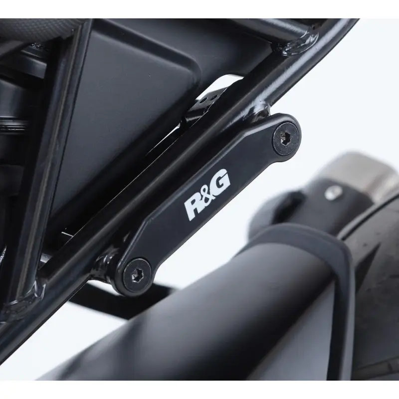 R&G Racing Black Footrest Delete Blanking Plates BLP0074BK
