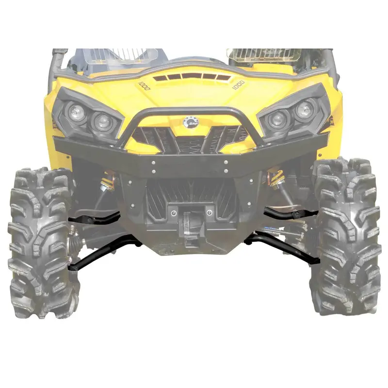 SuperATV Can-Am Commander 800 / 1000 High Clearance 1.5" Front A-Arms - Black
