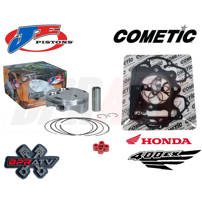 99-14 TRX400EX 400EX 400X XR400 89mm 10.8:1 440cc JE Piston Cometic Gaskets Kit
