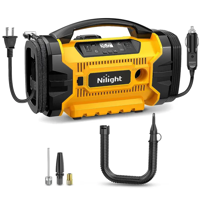 Tire Inflator Air Compressor AC/DC Dual Power 160PSI
