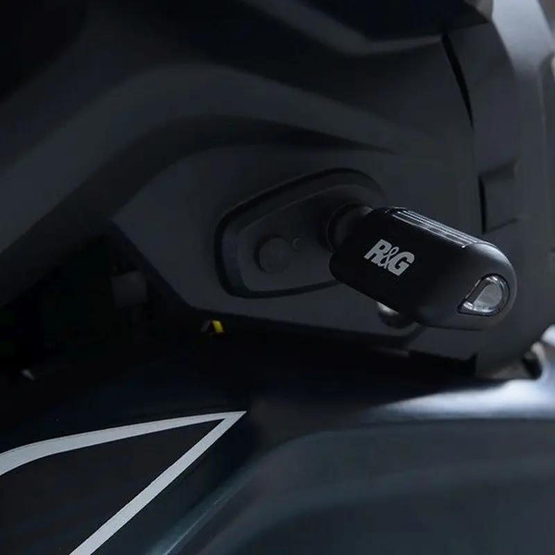 R&G Racing Black Indicator Adapter Kit For 2018-2024 BMW F700GS