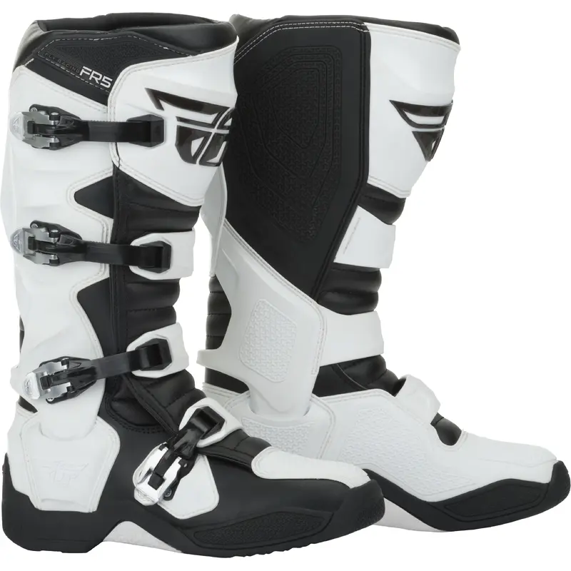 FLY RACING FR5 Boots - White Size 08