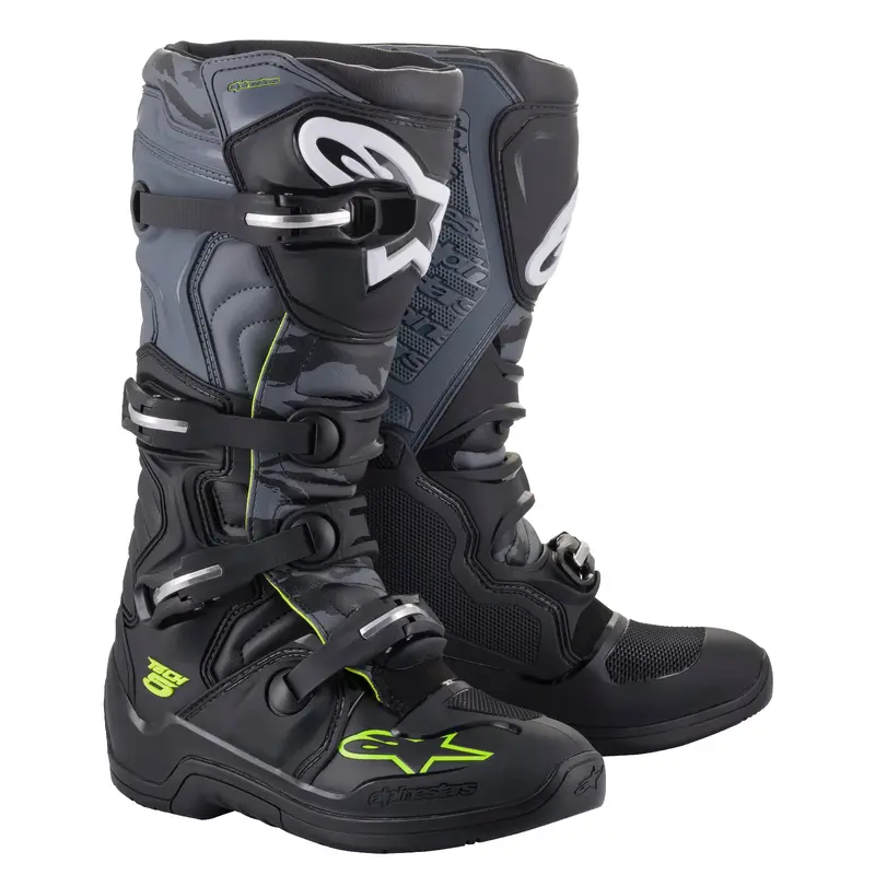 Tech 5 Boots Blk/Cool Grey/Ylw Fluo Sz 05