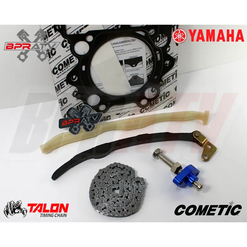 04-07 Rhino 660 Cam Timing Chain Guides BLUE Cam Chain Tensioner Cometic Gasket