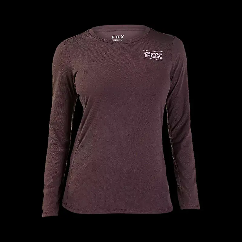 Fox Racing - Womens Ranger Drirelease Long Sleeve Jersey - Purple - S
