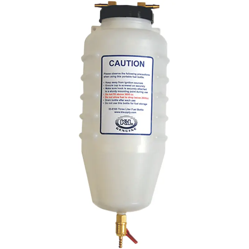 K&L SUPPLY Fuel Injected Rated Fuel Bottle - 3 Liters 35-8165
