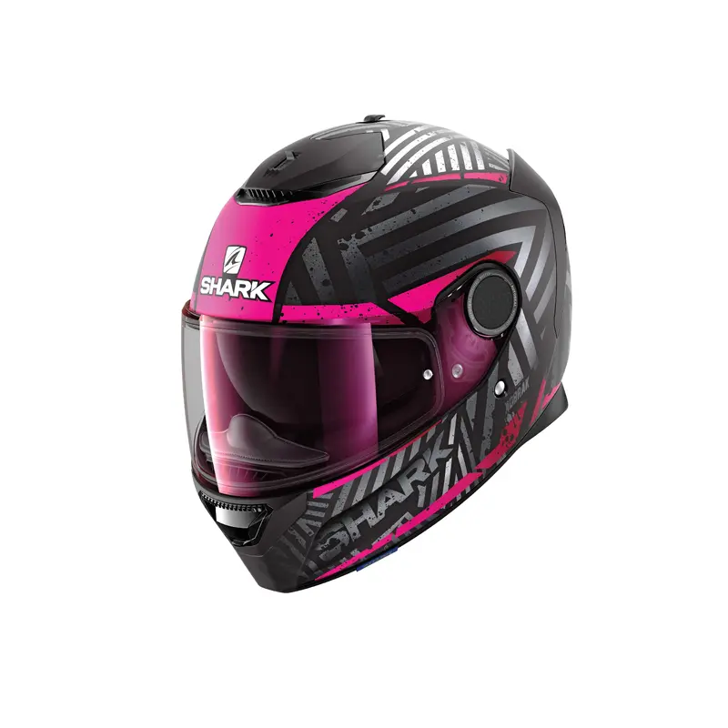 SHARK SPARTAN KOBRAK Mat BLK/VIO S