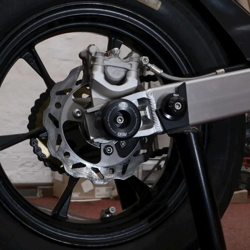 R&G Racing Black Swingarm Protectors For 2019-2020 Bucci BR12GP SP0094BK