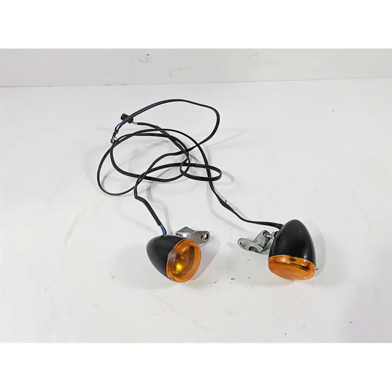 2014 Harley FLS Softail Slim Front Blinker Turn Signal Set - Read 67800178