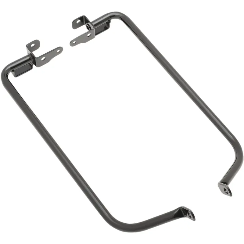 DRAG SPECIALTIES Saddlebag Support Brackets - Black - FL '14-'23 S77-0148B