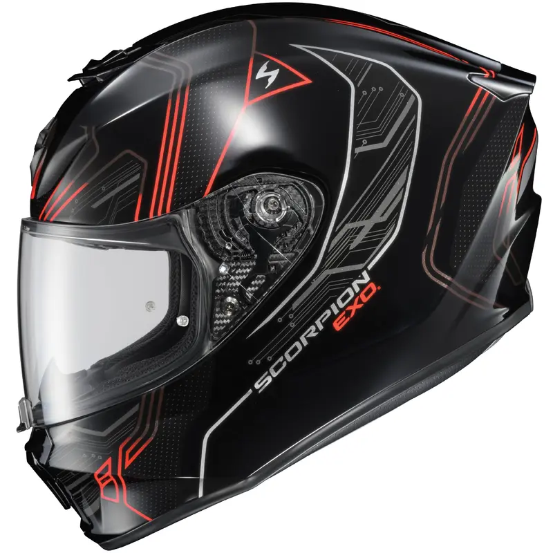 Exo R330 Full Face Helmet Bendr Red Lg