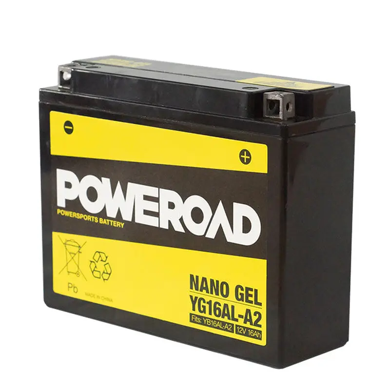 YG16AL-A2 Non-DG Nano Gel Battery Poweroad. Alt: YB16AL-A2 (CYG16ALA2)