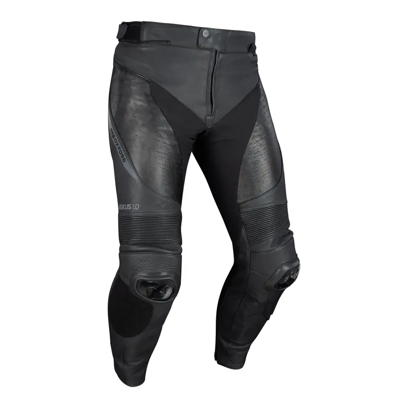 Oxford Nexus 1.0 Leather Men's Pant - Stealth Black