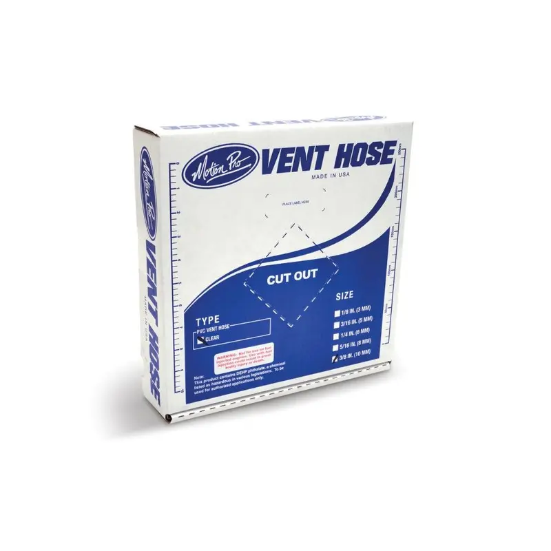 Motion Pro Clear Vinyl Vent Line 3/8"X25'
