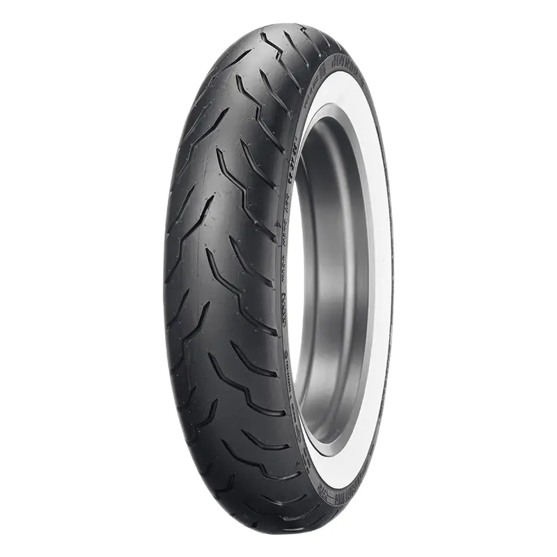 Dunlop 130/90-16 American Elite Front Tyre - 67H Bias TL - White Wall