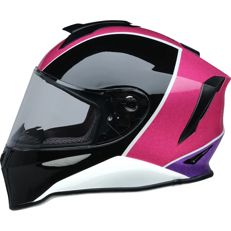 Z1R Youth Warrant Snow Helmet - Fresh Pow - Pink/Purple - Large 0122-0137
