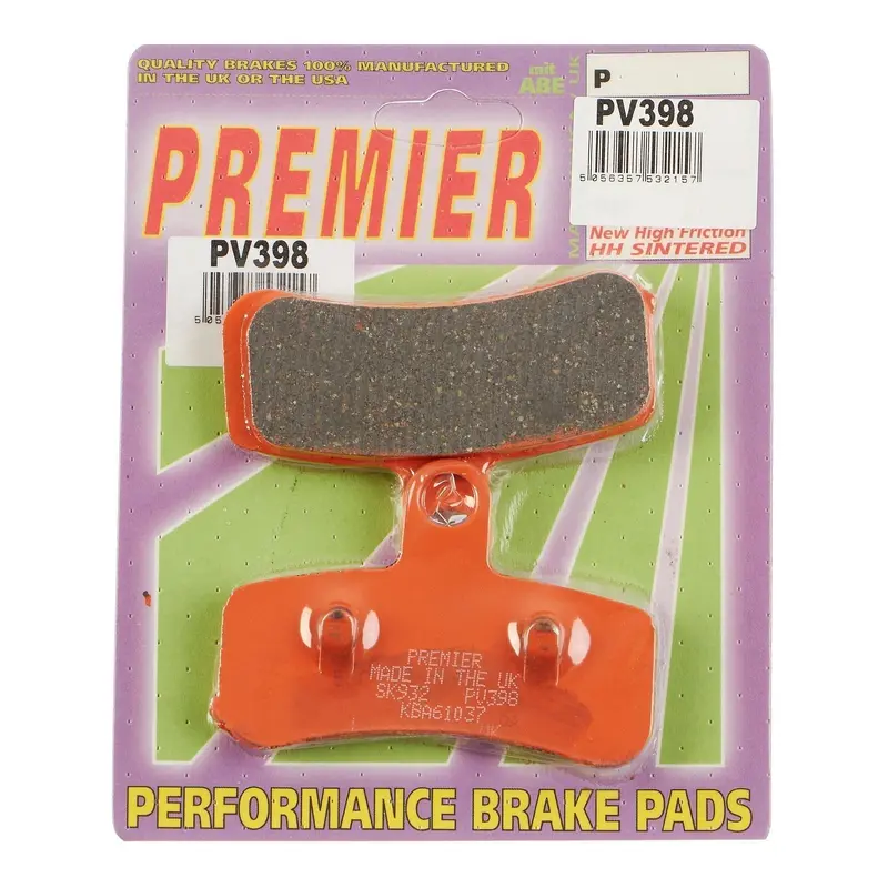 PREMIER BRAKE PADS SEMI SINTERED STREET #PBPV398