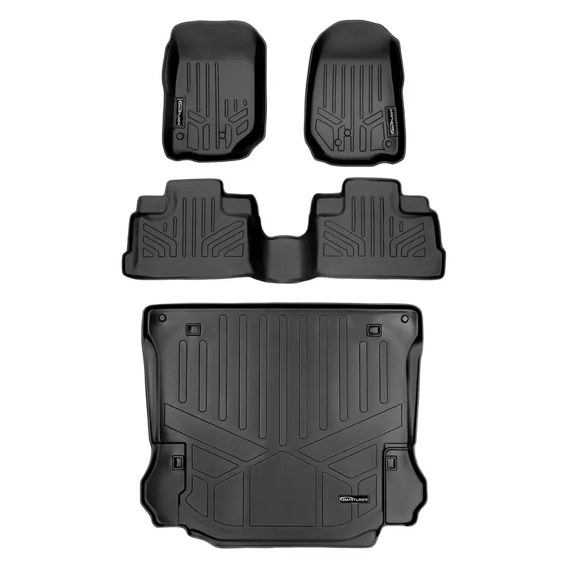SMARTLINER Custom Fit Floor Liners For 2011-2013 Jeep Wrangler Unlimited (4-Door)