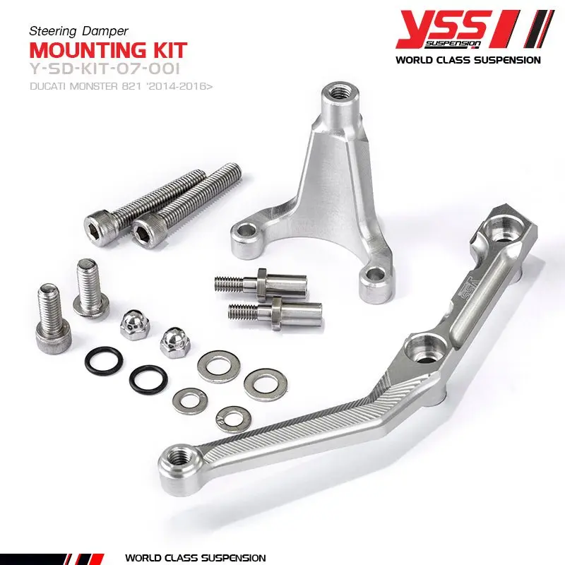 Ducati monster 821 2014 - 2016 steering damper mounting kits