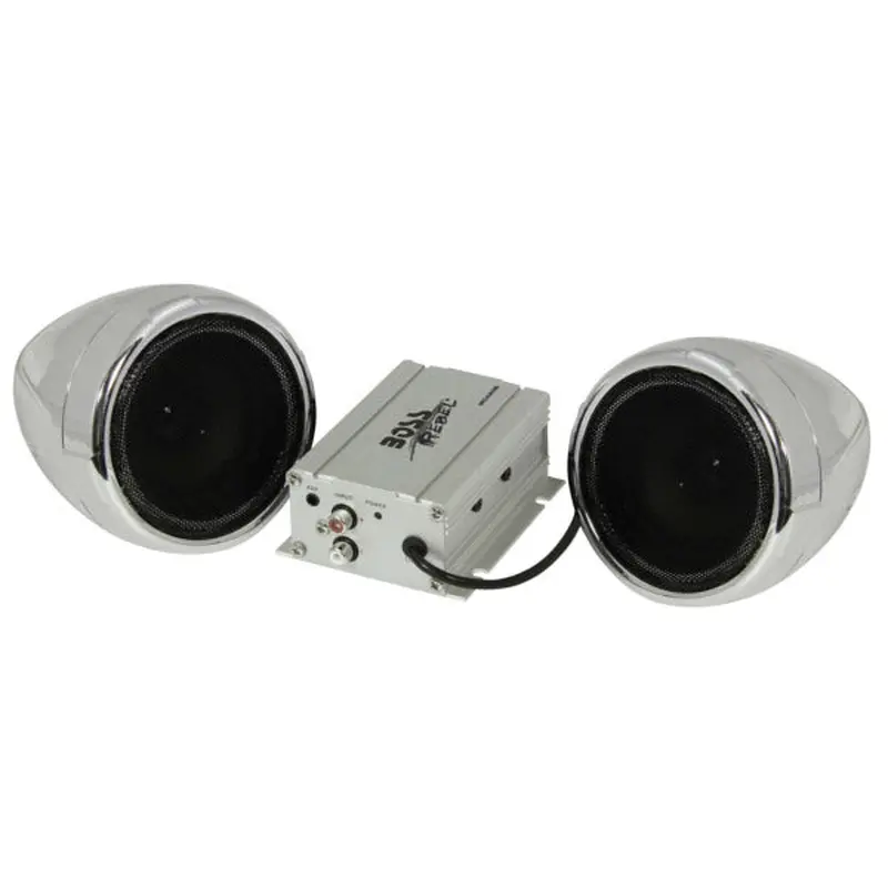 Haut-parleur et Amplificateur Chrom