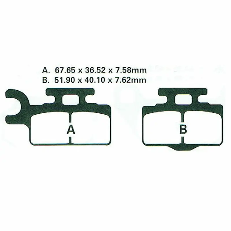 BRAKE PAD (FA302) FM